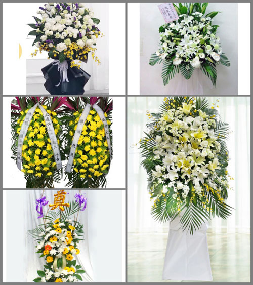 福建福州罗源县洪洋乡白事花篮预定
